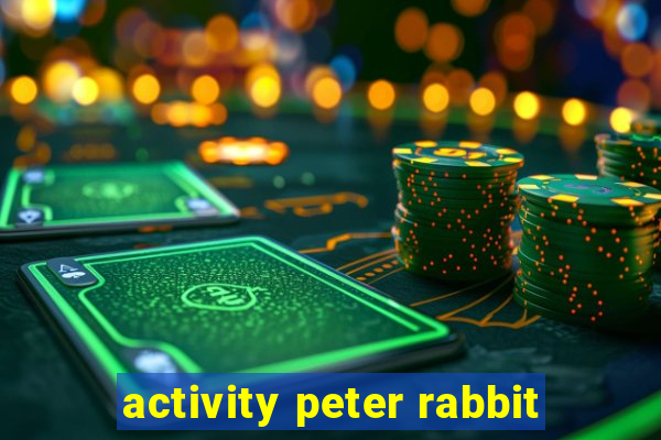 activity peter rabbit