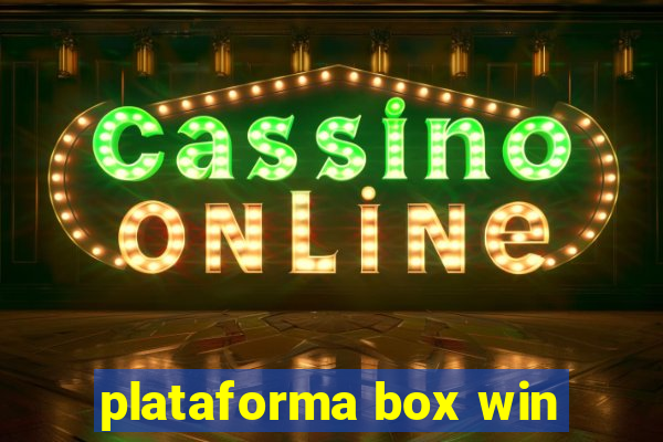 plataforma box win