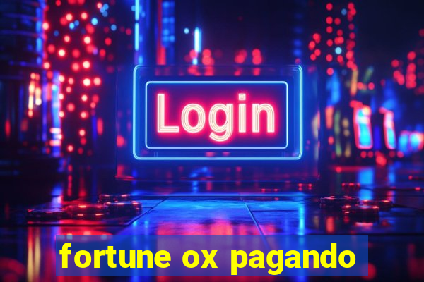 fortune ox pagando