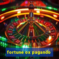 fortune ox pagando