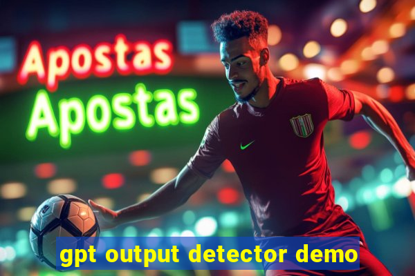 gpt output detector demo