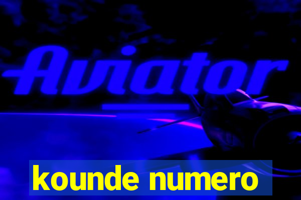 kounde numero