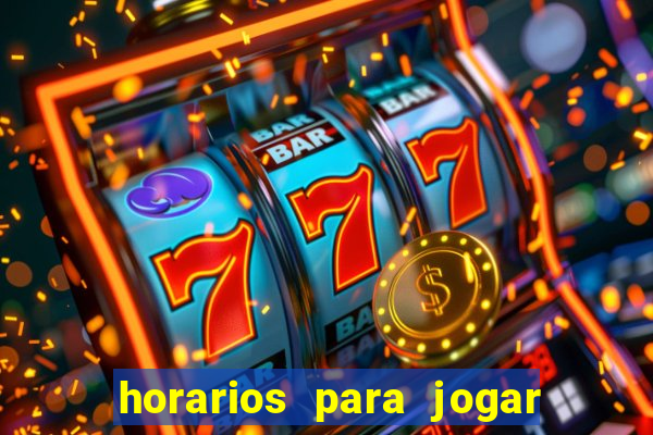 horarios para jogar fortune mouse