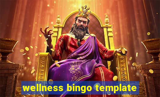 wellness bingo template