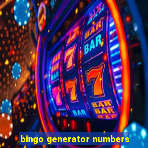 bingo generator numbers