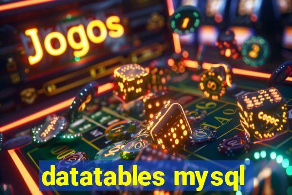 datatables mysql