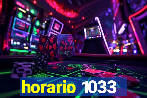 horario 1033