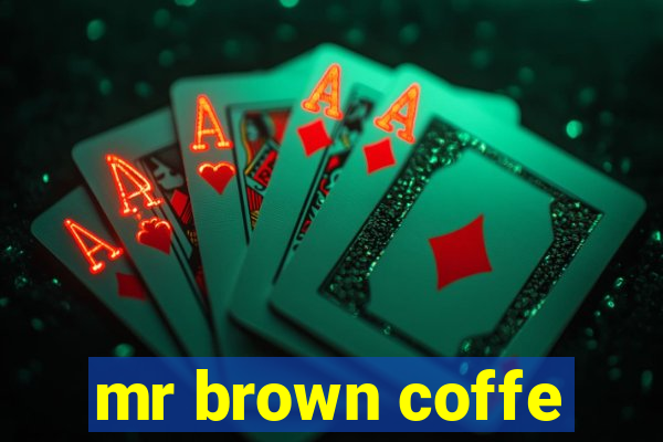 mr brown coffe