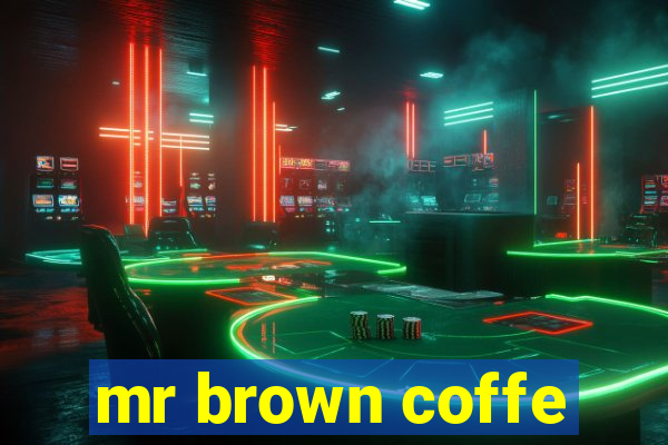 mr brown coffe