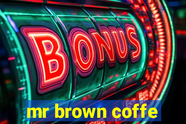 mr brown coffe