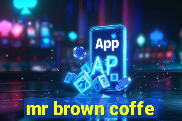 mr brown coffe