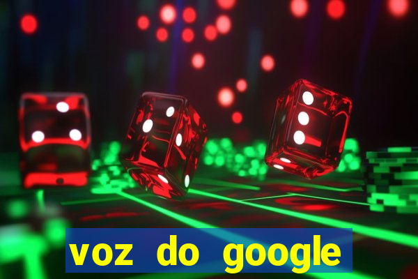 voz do google tradutor homem