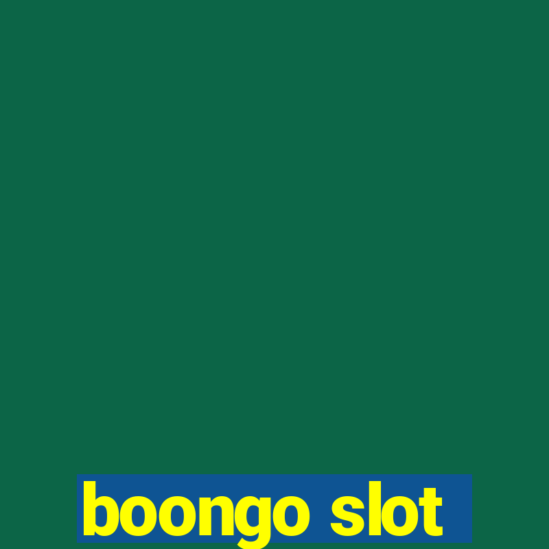 boongo slot