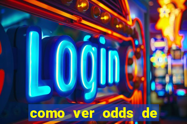 como ver odds de jogos passados