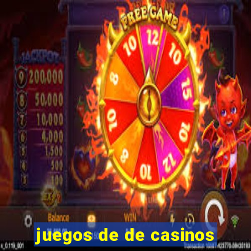 juegos de de casinos