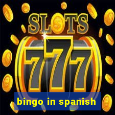 bingo in spanish