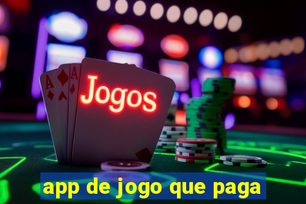 app de jogo que paga