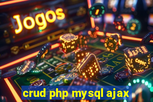 crud php mysql ajax