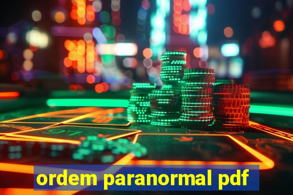 ordem paranormal pdf