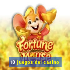 10 juegos del casino