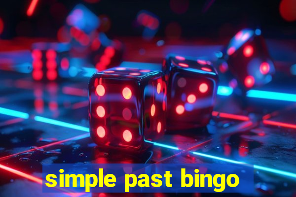 simple past bingo