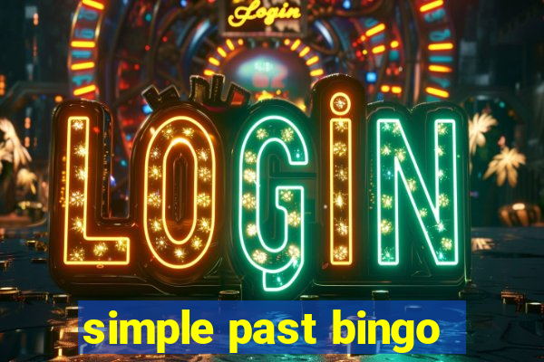 simple past bingo