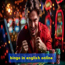 bingo in english online