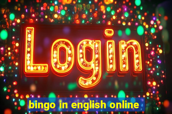 bingo in english online