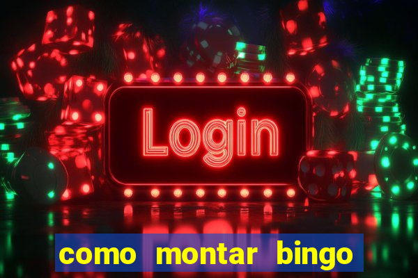 como montar bingo brinquedos toia