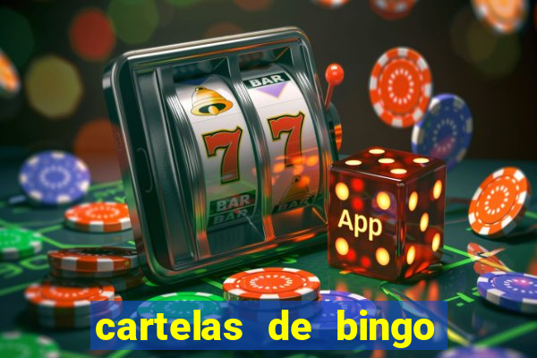 cartelas de bingo para chá de bebê