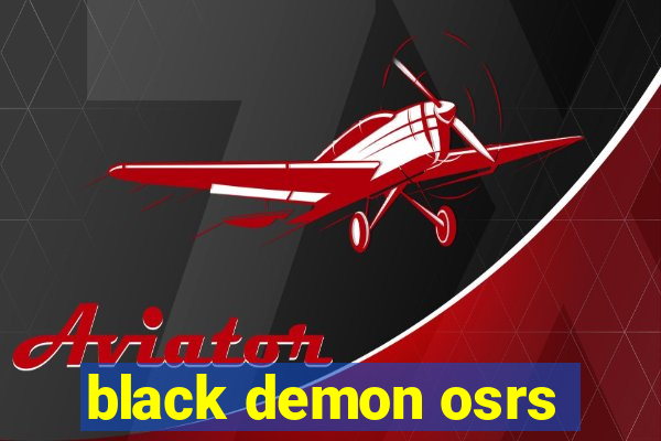 black demon osrs