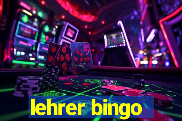 lehrer bingo