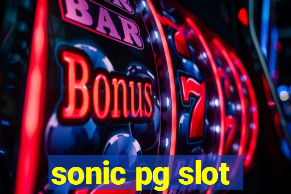 sonic pg slot