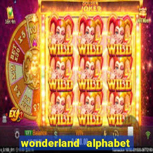 wonderland alphabet comic studio