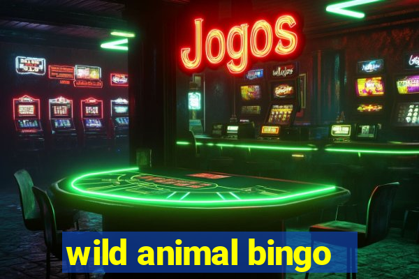 wild animal bingo