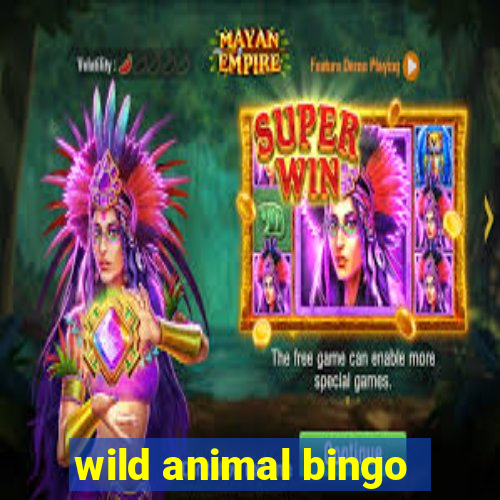 wild animal bingo