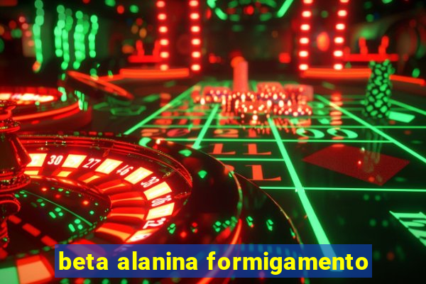 beta alanina formigamento