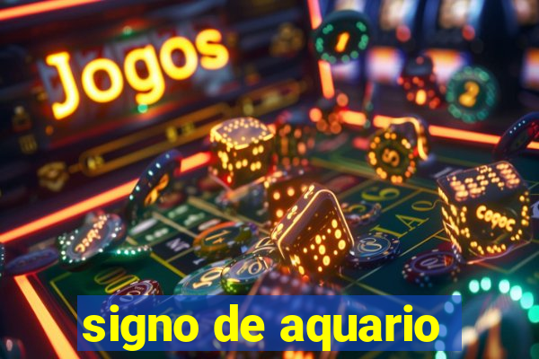 signo de aquario