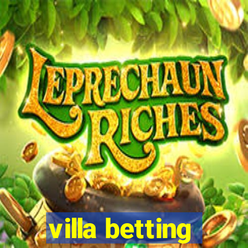 villa betting