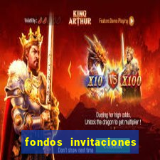 fondos invitaciones de bingo para editar