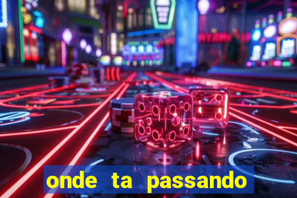 onde ta passando jogo do remo