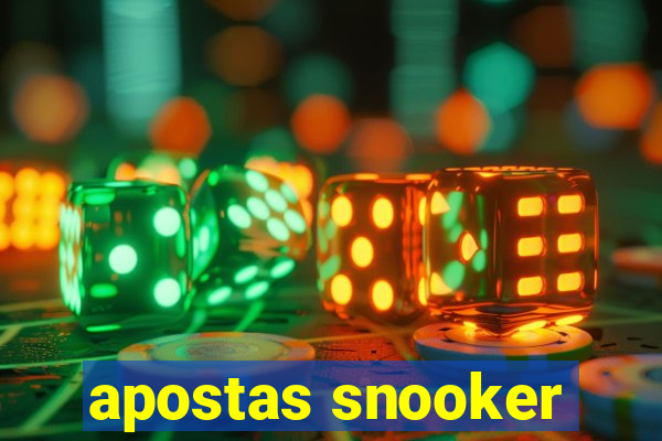 apostas snooker