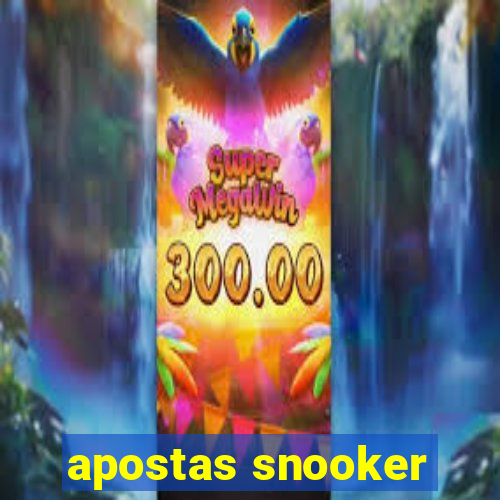 apostas snooker