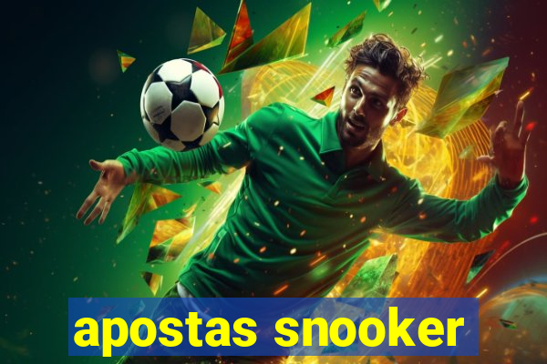 apostas snooker