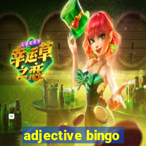 adjective bingo