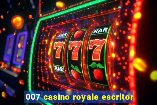 007 casino royale escritor