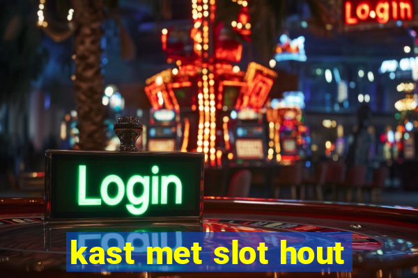 kast met slot hout