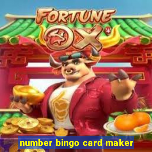 number bingo card maker