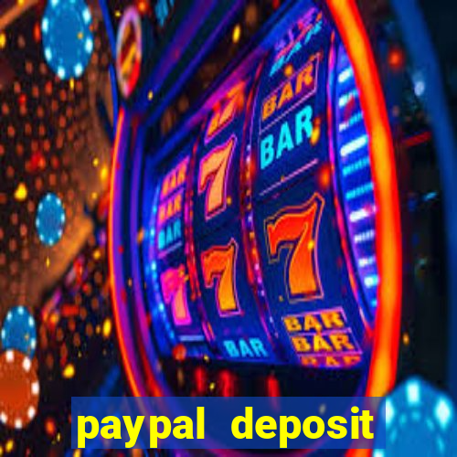 paypal deposit online casino