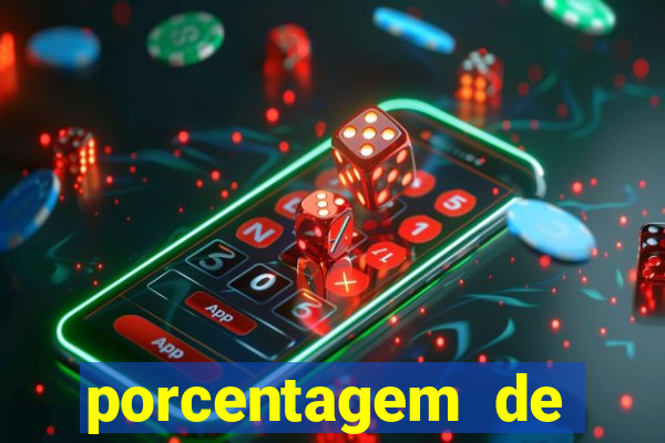 porcentagem de jogos slots